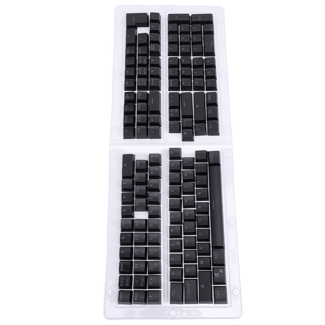 132 Keys French Keyboard Keycaps, Minimalist ABS Light Transmitting Keycaps For Backlit Keyboards, Replacement French Keycaps For 61 64 68 84 87 96 98 100 104 108 Keyboards