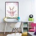 thumbnail image 3 of Stupell Industries Eclectic Woodland Bunny Forest Fairy Black Framed Giclee Art, 24 x 30, by LSR Design Studio, 3 of 8