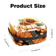 thumbnail image 2 of Watercolor Thanksgiving Pumpkin Sunflower Flowers Leaves Sanitary Napkin Storage Bag, Zipper Menstrual Cup Pouch Feminine Menstruation First Period Pads Holder for Girls Women Ladies, 2 of 6