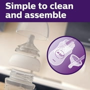 Philips Avent Natural Baby Bottle, Clear, 4oz, 3pk, SCF010/37