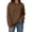 Coffee #30, variant on KDDYLITQ Womens Sweatshirt Long Sleeve Crewneck Loose Fit Basic Solid Casual Pullover Tops Y2k Work Trendy Sweatshirts with Front Pocket Coffee L