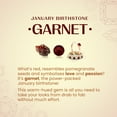 thumbnail image 5 of ANGARA Natural Bezel-Set Round 2.2 ct Garnet Solitaire Pendant in Platinum for Women (Size-8mm) | January Birthstone, Birthday, Anniversary, Jewelry Gift for Women | Natural Garnet Necklace, 5 of 9