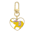 thumbnail image 1 of Llavero de metal en forma de corazón dorado Unbranded Tailandia amarillo 3,2x3cm, 1 of 3
