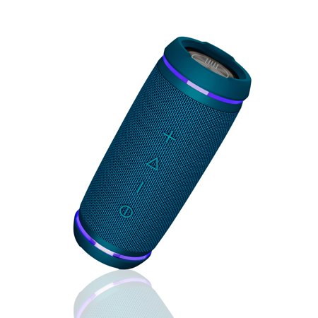 TREBLAB Portable Bluetooth Speaker with Charges MP3 Player, Blue, HD77