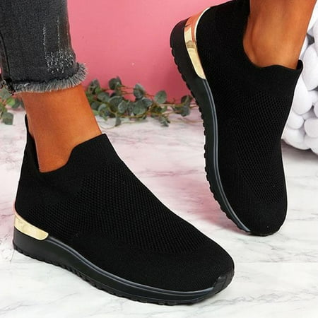 

Christmas Women Outdoor Mesh Solid Color Sports Shoes Runing Breathable Shoes Sneakers