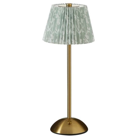 Home Decor Collection Green Floral Rechargeable LED Table Lamp