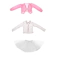 thumbnail image 2 of de Ropa Suéter + Camiseta Blanca + de Encaje Accesorio para 1/3 BJD Doll Yotijar Vestido de falda suéter de muñeca, 2 of 10