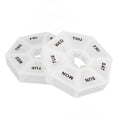 thumbnail image 2 of 2 Times A Day Medicine Organizer For Pill Box For Holder Medication Rack Travel Dispenser Weekly Medicine For Organizer Dispensing Small, 2 of 8