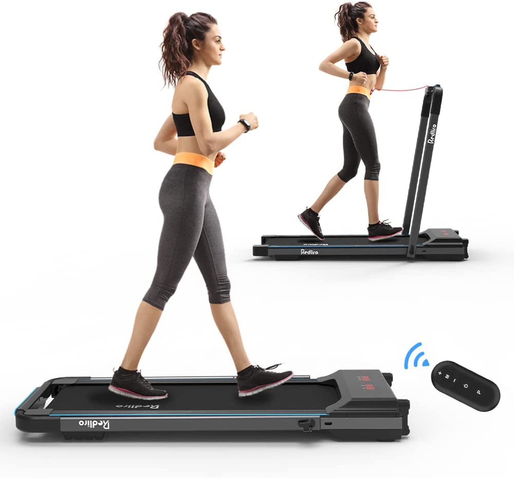 Portable Electric Treadmill Under Desk Walking Pad Home Office Fitness Exercise 