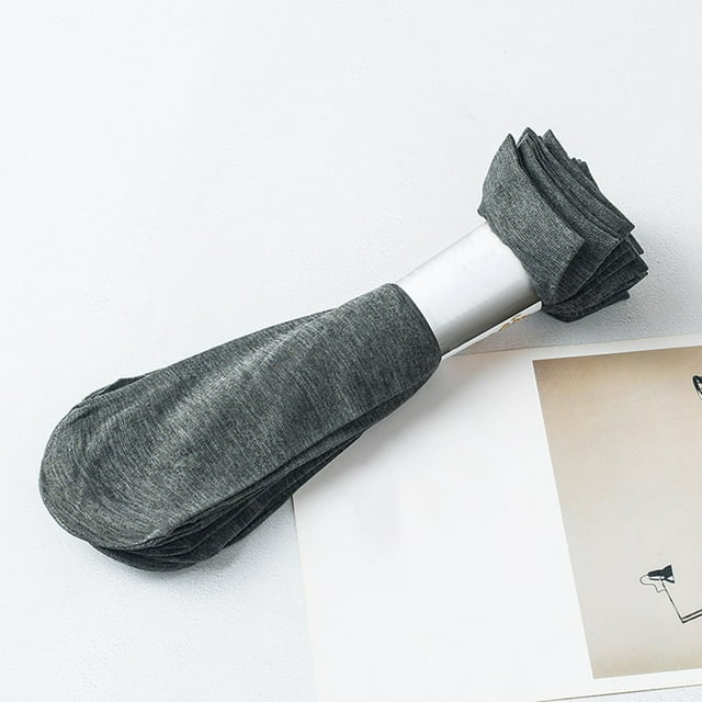 Under $5 Socks Gray 1Pairs/Set Soft Fashion Men's Middle Tube Socks Crew Socks for Daily Wear