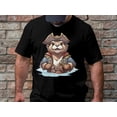 thumbnail image 3 of Funny Cute Pirate Sea River Otter Animal Nature Lover Gift T-Shirt Cute Otter Birthday Holiday Present Boys Girls Men Women Kids Tshirt, 3 of 10