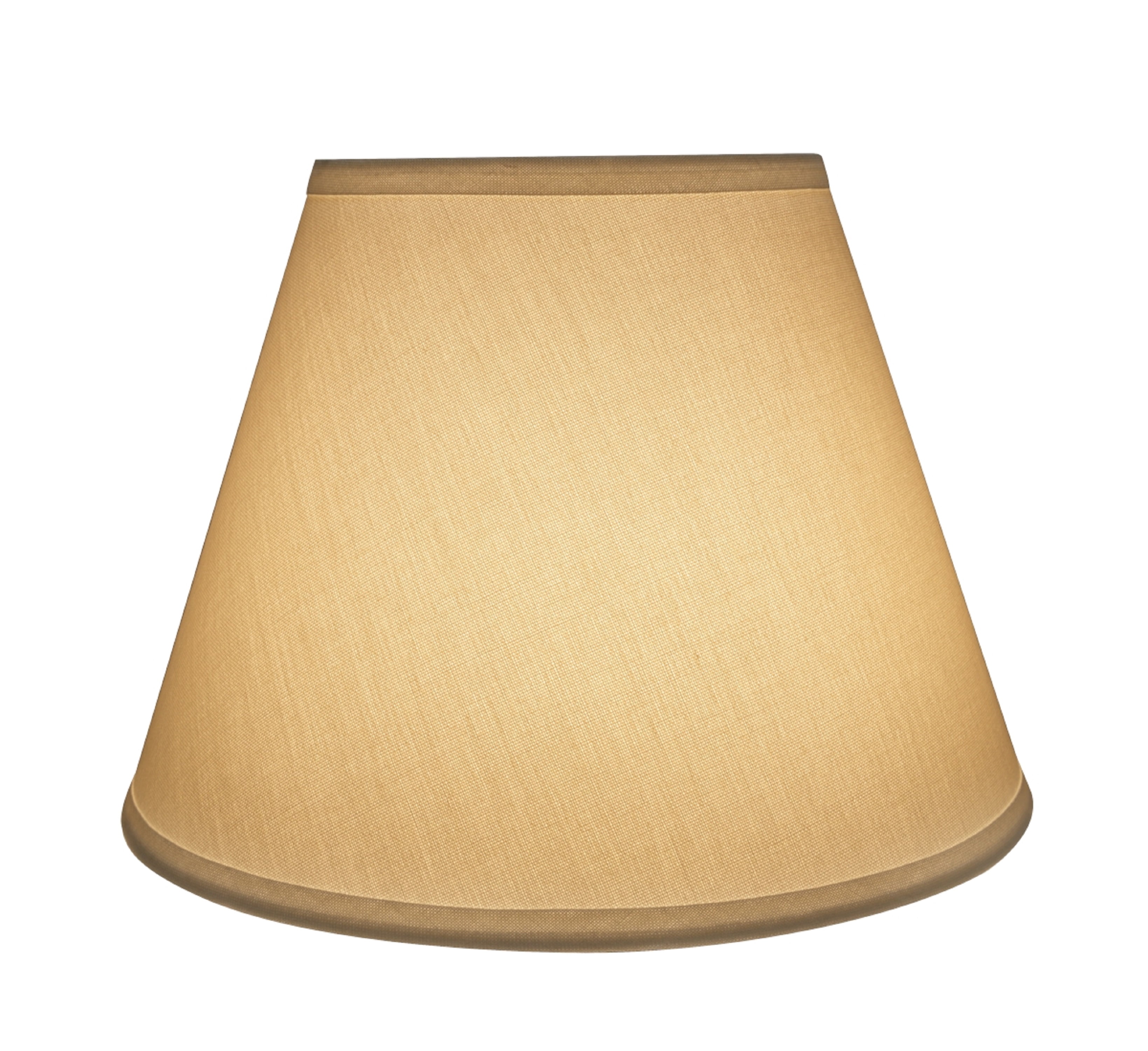 Aspen Creative 32682 Transitional Hardback Empire Shaped Spider Construction Lamp Shade in White, 13" wide (7" x 13" x 9 1/2")