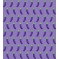 thumbnail image 3 of Eggplant Duvet Cover Set, Appetizing Eggplants in Order Symmetrical Foods Ingredients Themed Ornament, Decorative 3 Piece Bedding Set with 2 Pillow Shams, Queen Size, Purple and Green, by Ambesonne, 3 of 3