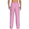 thumbnail image 3 of Balery Men'S Pink Pants,Sleepwear Pants,Pajama Pants,Pj Bottoms Drawstring And Pockets-X-Large, 3 of 9