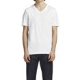 thumbnail image 2 of Jack & Jones Camiseta para Hombre, Pack de 2 - JACBASIC V-NECK TEE, Manga corta, lisa, algodón Blanco XL (X-Large), 2 of 4