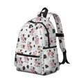 thumbnail image 2 of Cow and Spot White Pattern Cute School Backpack with Padded Back and Adjustable Shoulder Straps 13.4"x11"x4.7", 2 of 5