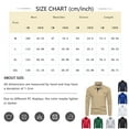thumbnail image 3 of Men's Long Sleeve Polo Shirt, Classic Fit, Casual Solid Color, Soft Cotton, Stylish Collar, Comfortable Wear, Red, 3 of 4