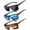 Blue/Black/Teal, variant on AOMASTE Polarized Sunglasses for Men Square Lightweight Frame Sun Glasses UV400 Protection for Driving Fishing Golf