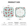thumbnail image 6 of Balery Watermelon Stretch Couch Cushion Covers, Individual Sofa Cushion Covers, Soft Chair Sofa Seat Cushion Slipcover with Elastic Bottom Milk Silk-16.9in, 6 of 9
