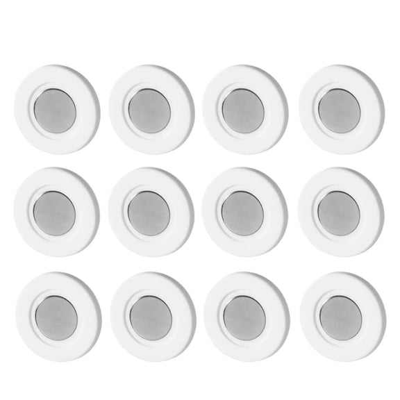 XIBUFE Magnetic Wall Hooks,12Pcs Invisible Holders,Remote Control Organizer