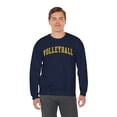 thumbnail image 6 of Volleyball Sweatshirt Gifts Crew Neck Shirt Long Sleeve Unisex, 6 of 7