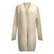 thumbnail image 3 of Gibobby Suéter de Mujer Cárdigan de punto de manga larga para mujer, suéter informal de longitud media para mujer (Beige, M), 3 of 5