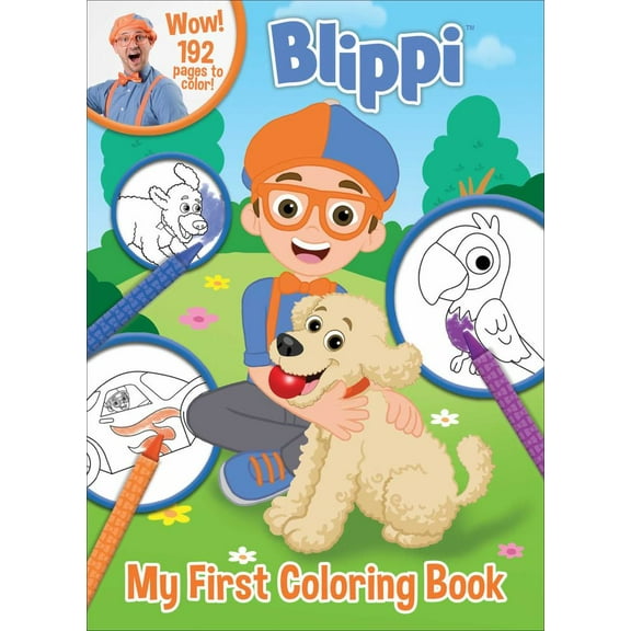 EDITORS OF STUDIO FUN INT: Blippi: My First Coloring Book, 192 pages (Paperback)