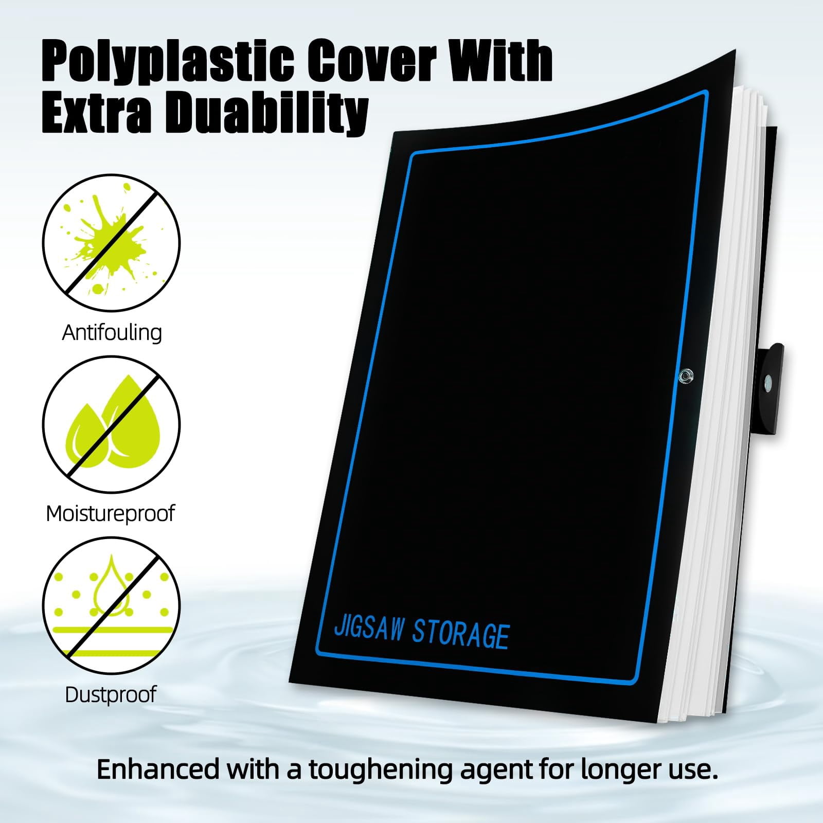 Large Puzzle Binder – Space-Saving Storage Folder for 500–1000 Piece Puzzle Collection, Holds 20 Puzzles, HD Film Pockets, Birthday Gift for Mom & Grandma
