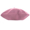 thumbnail image 2 of Winter Pink Hat Beret Kids Dome Girls Baseball Caps, 2 of 3