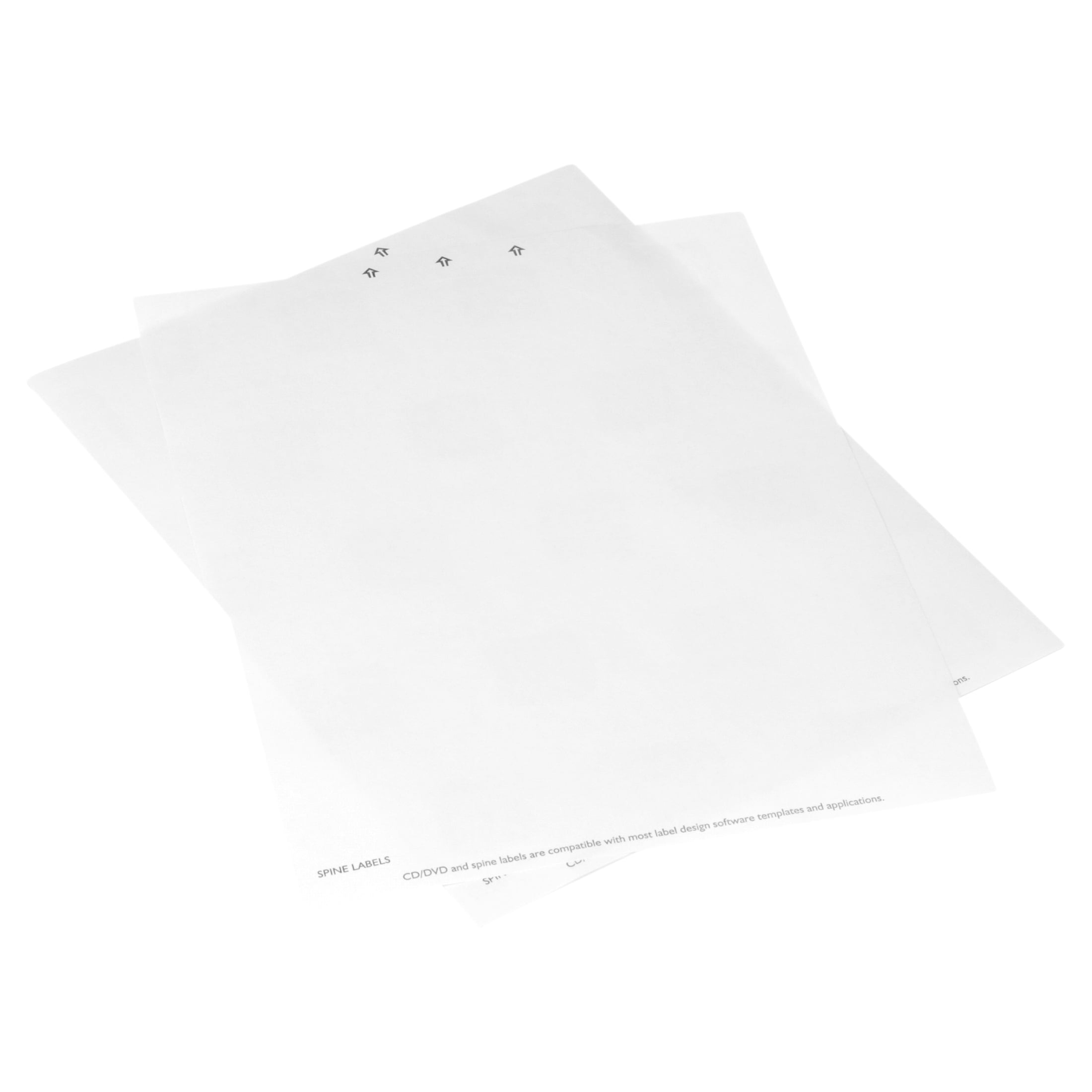 Pen+Gear Laser/Inkjet White CD/DVD Labels, Permanent Adhesive, 4-1/2" Diameter, 2 Labels per Sheet, 80 Labels