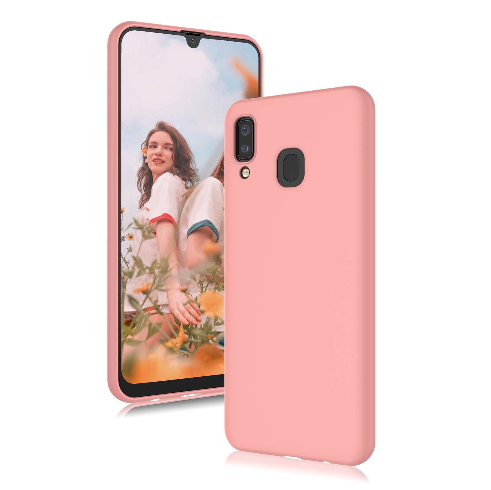 Fejlfri badminton Byblomst Cell Phone Cases For 6.4" Galaxy A20, Galaxy A30 Phone Case, Njjex  Shockproof Case Ultra Thin Galaxy A20 Case Slim Matte Surface Cover For  2019 Samsung A20 A30 -Pink - Walmart.com
