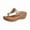 Rose Gold, variant on Women Wedge Beach Sandals Thong Platform Wedge Beach Platform Thong Wedge Beach Slippers Sandals Brown