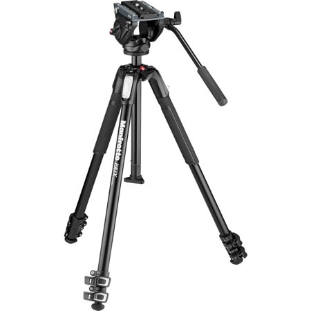 UPC: 0719821406280 | Manfrotto MVH500AH Fluid Video Head with MT190X3 Tripod