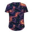 thumbnail image 4 of ersvoioy Plus Size Halloween Shirts for Women Cute Graphic Tshirt Crew Neck Short Sleeve Oversized Halloween shirt Party Fall Loose Fit Casual Basic Tee Tops,Size M-5XL Multicolor XXXXXL, 4 of 5