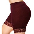 thumbnail image 1 of Gupgi Women Safety Short, Plus Size Pants, Seamless Lace Trim Briefs, 1 of 6