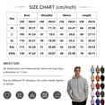 thumbnail image 2 of Fabrcox Plus Size M-3xl Long Sleeve Hoodies for Men Long Sleeve Fleece Lined Winter Hooded with Pockets Casual Light Weight Basic Loose Fit Hooded Light Purple M, 2 of 3