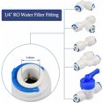 thumbnail image 3 of Polypropylene Plastic Tubing Quick Connect Fittings, Shut Off Ball Valve For Seamless Water Filter Systems And Odorless, Tasteless Water, 3 of 5