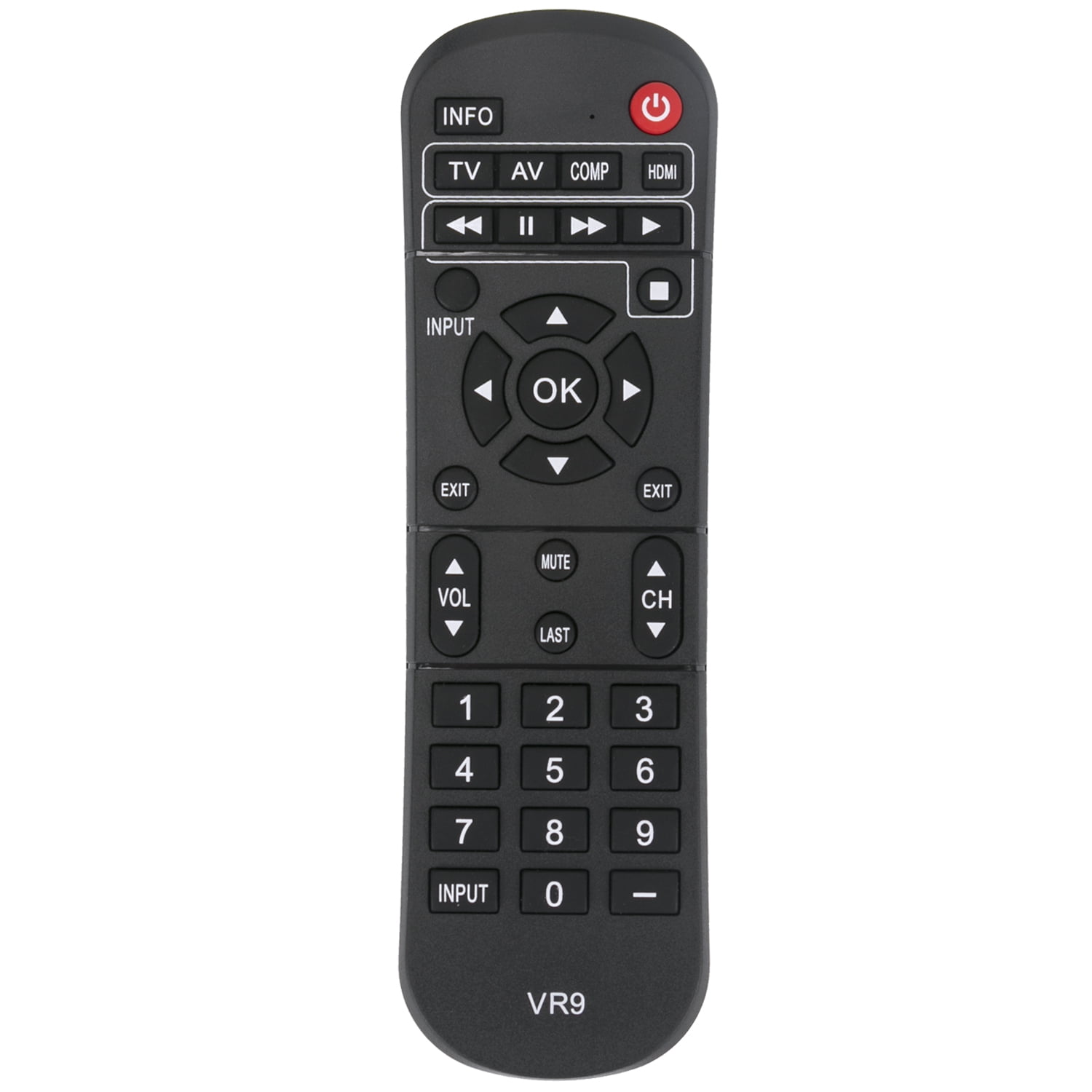 New VR9 Replaced Remote Control fit for Vizio TV HDTV E260MV M260MV