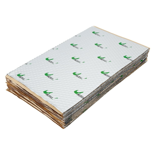 25Pcs 80Mil 26.5sqft Aislante Térmico Acústico Insonorización Coche Amortiguador Térmico Aislamiento Alfombrilla