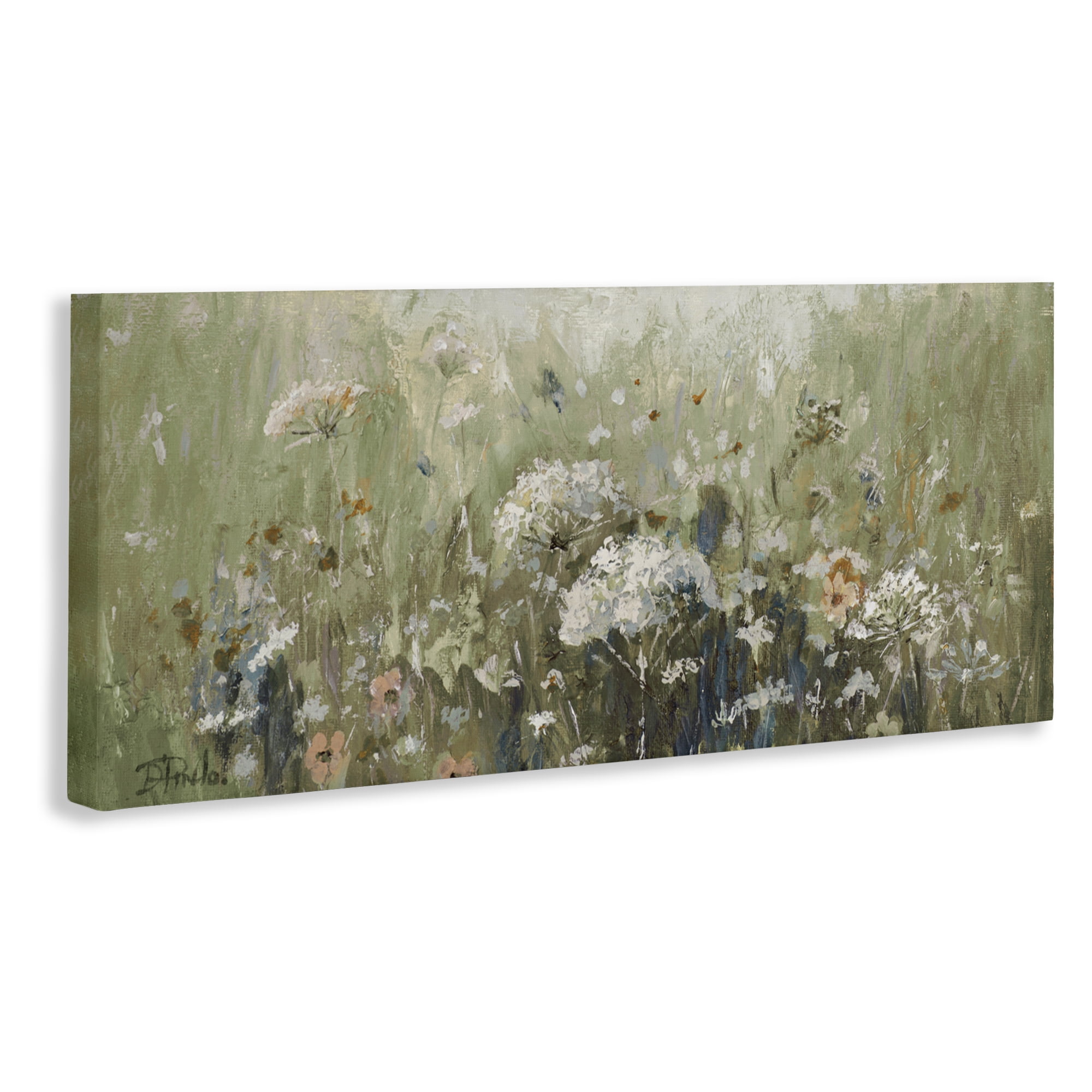 Stupell Industries Mistful Summer Meadow Scene Canvas Wall Art, design by Patricia Pinto