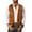 Brown, variant on COOFANDY Men's Western Cowboy Vest Casual Fringe Hippie Costume V Neck Zipper Suede Leather Waistcoat