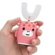thumbnail image 5 of Cepillo De Dientes Eléctrico 360 En Forma De U Para Niños, Máquina De Limpieza De Dientes De Boca Entera De Dibujos Animados Rosa, Función De Memoria Automática, Para El, 5 of 7