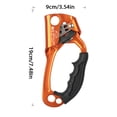 thumbnail image 4 of Ascensor de escalada Advancent Manual con orificios colgantes Equipo de rapel Aleación Naranja, 4 of 6