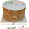 thumbnail image 1 of 40Pack Self-Adhesive Cork Round 3.5 Inch Backing Sheets Cork Coasters, 1 of 4