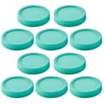 thumbnail image 2 of Sunjoy Tech 10Pcs 86MM Wide Mouth Jar Lid Airtight Food Grade BPA Free Heavy Duty Leak-proof Colorful Universal Round Cup Can Cover, 2 of 8