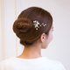 thumbnail image 2 of 2 horquillas de perlas y cristales para el pelo, elegantes accesorios para el pelo de novia, pinzas vintage en forma de U, piezas de pelo con brillantes diamantes de imitación para recogidos de novia, 2 of 8