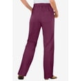 thumbnail image 2 of Woman Within Plus Size Perfect Back-Elastic Gap-Free Straight-Leg Cotton Jeans, 2 of 6