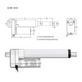 thumbnail image 6 of DC 12V/24V Linear Actuator 400mm 12V DC Electric Drive Window Opener Linear Motor Controller 1500N 30W 2.5A, 6 of 6