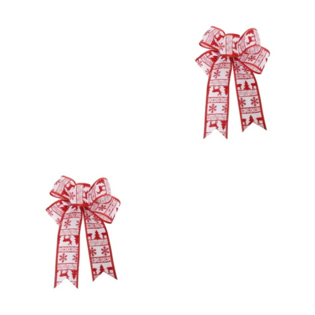Ounissouiy 10X colgante de Navidad decoración de Navidad colgante colgante DIY Prop mano de obra fina accesorios exquisitos para festivales lazos Type3 NO3