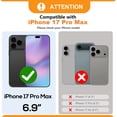 thumbnail image 2 of Cartera bandolera con funda Bocasal para iPhone 17 Pro Max 6,9'' Gris, 2 of 8